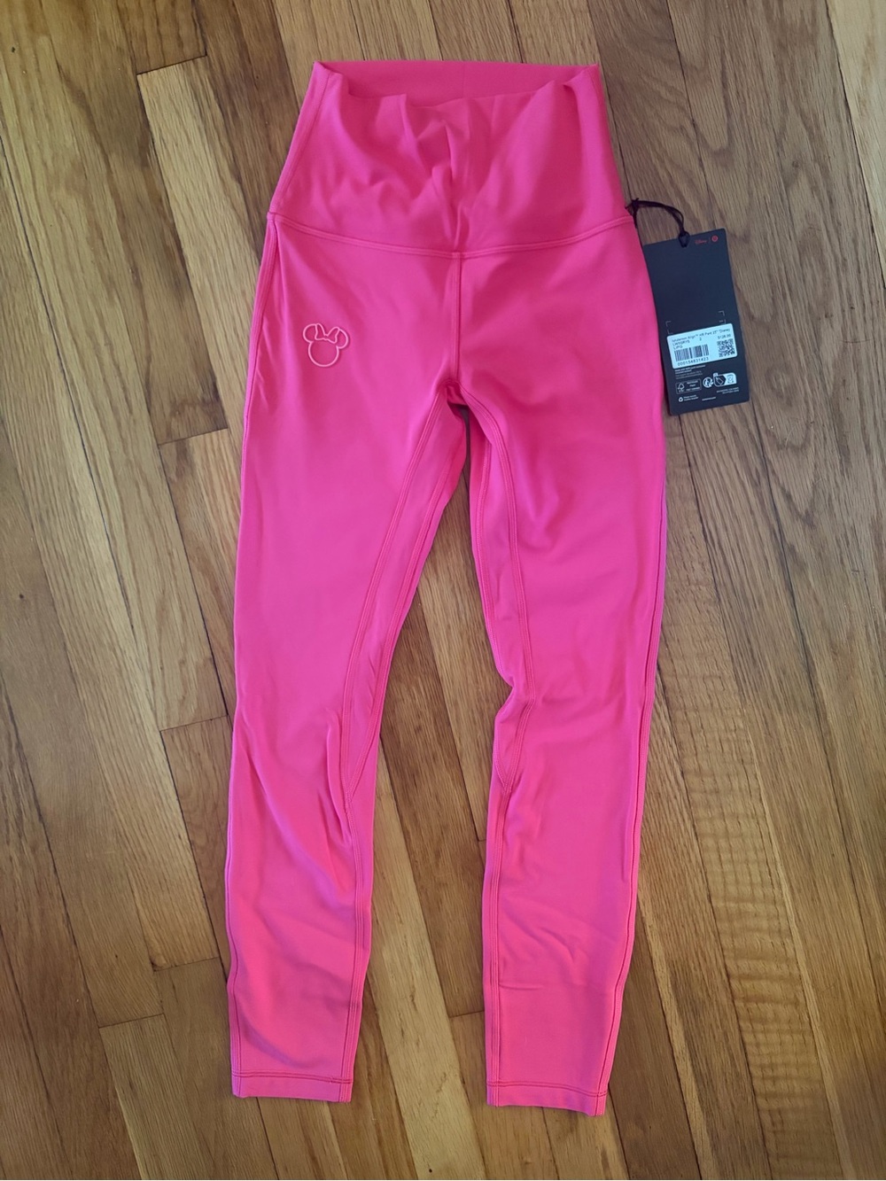 NWT Disney x Lululemon *Align High-Rise Pant 25" Size 2 Lip Gloss Pink